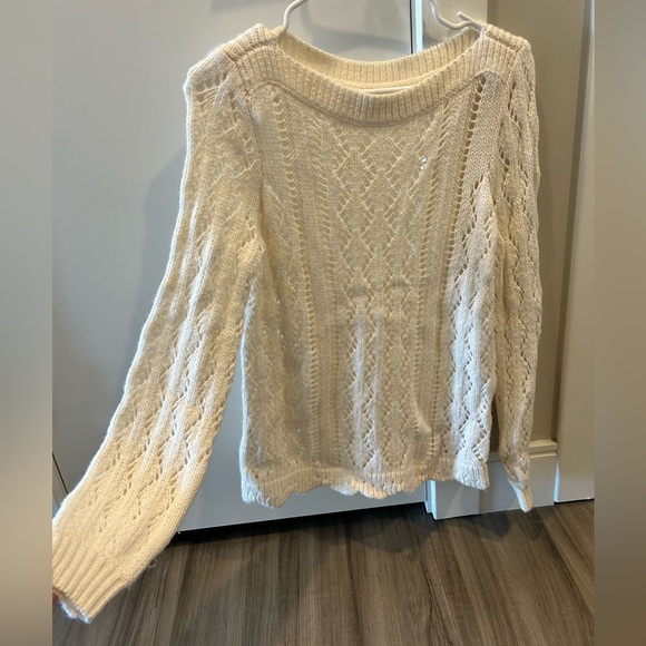 Loft Cream Sweater - Picture 1 of 3